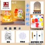 Base led con paleta de diseño artistico